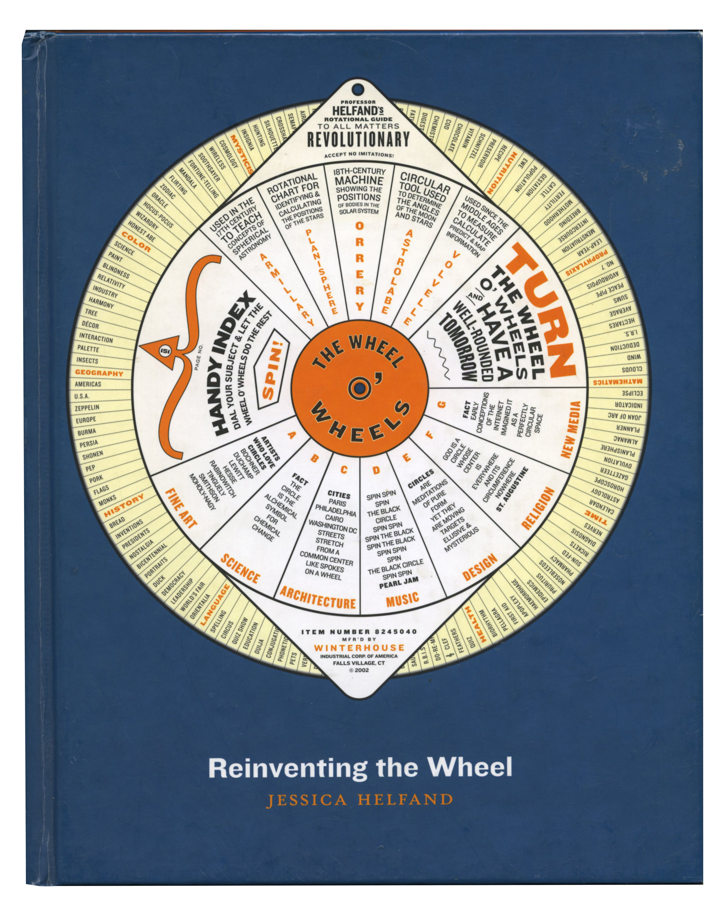 Reinventing the Wheel Book Cover by Jessica Helfand