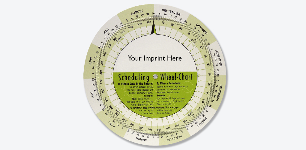 Scheduling Wheel Chart