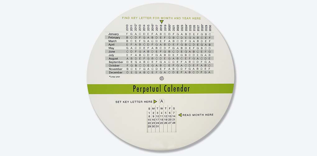 Scheduling Wheel Chart Calendar