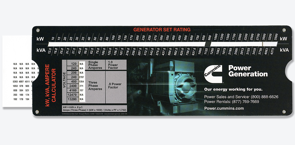 Cummins Generator Sizing Chart